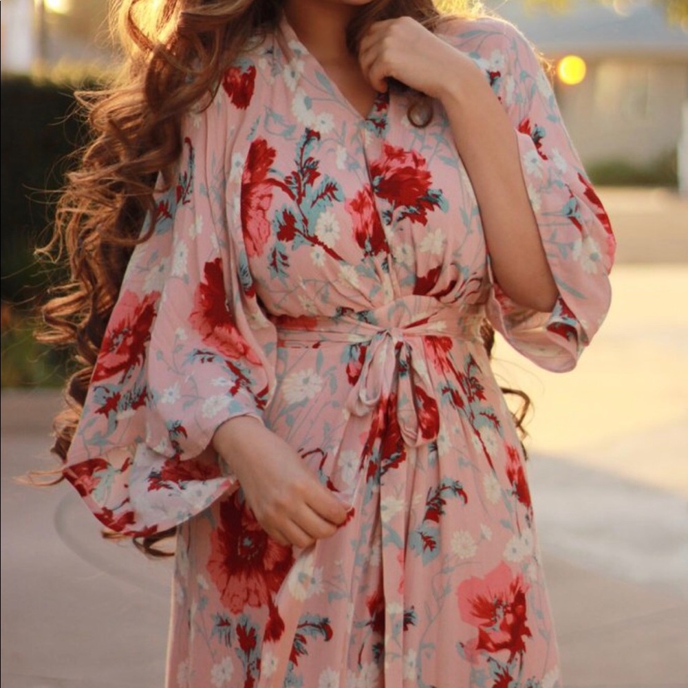 Long floral dress
